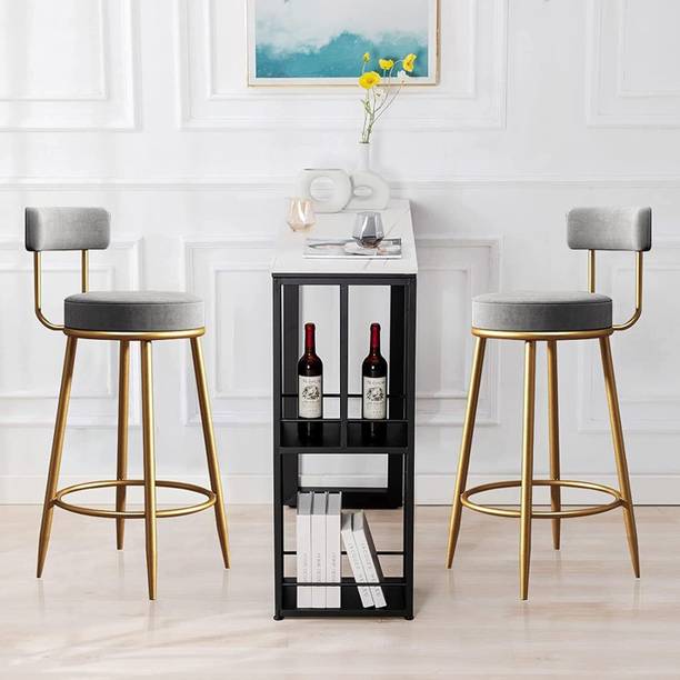 Hm art creations Wrought Iron Metal Bar Chair