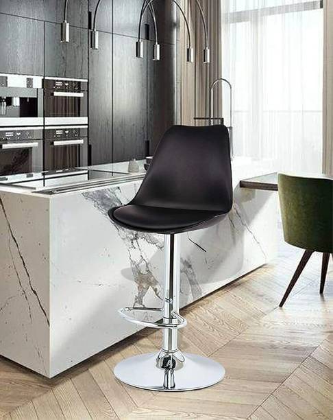 Pruthi Collections Revolving Height Adjutable Premium Bar Stool Chair (Pack of 1) Foam Bar Chair