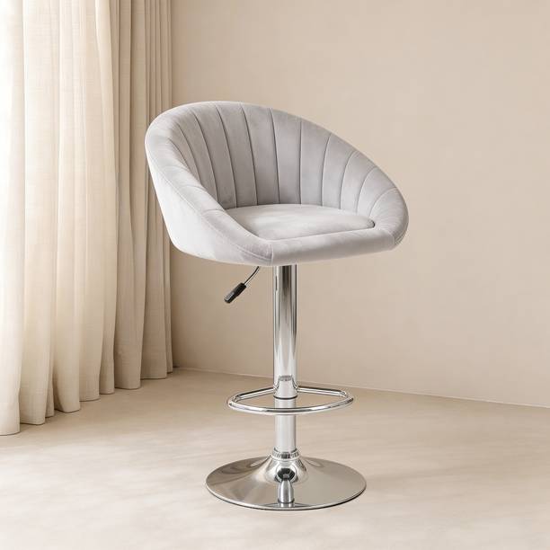 SEATFIT Adjustable Swivel Bar Chair with Cushioned Seat for Kitchen & Bar Solid Wood Bar Stool