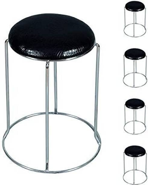 MRC Executive Chairs MRC Leatherette Steel Stool (Pack of 4) Engineered Wood Bar Chair