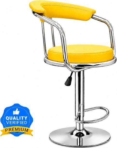 KRISHTHA Classic Black Revolving | Kitchen | Café | Stores | Leatherette Leatherette Bar Stool