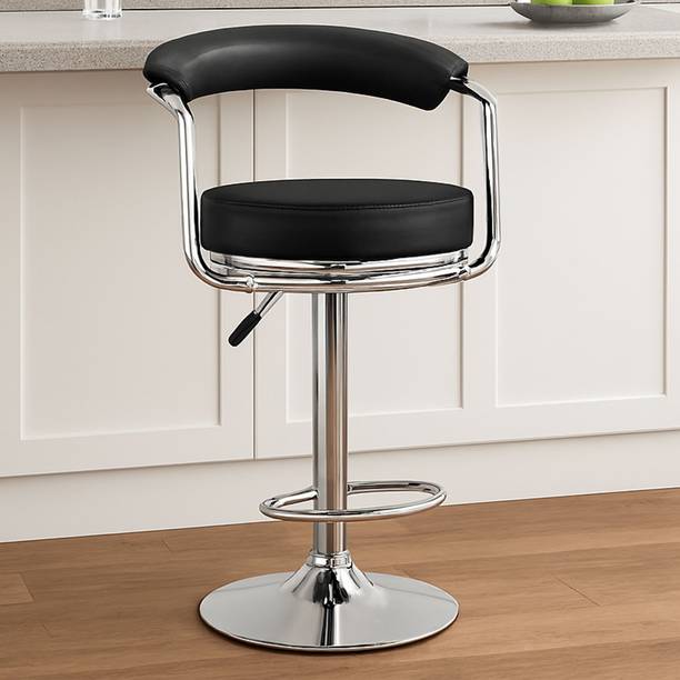 NITYAM Premium Quality Adjutable Height, Revolving Chair For Restaurant| Cafe| Shop Metal Bar Stool