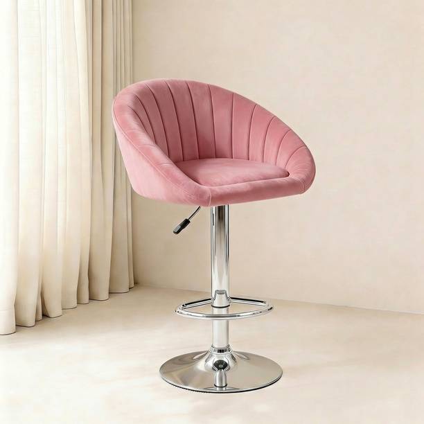 SEATFIT Adjustable Swivel Bar Chair with Cushioned Seat for Kitchen & Bar Solid Wood Bar Stool