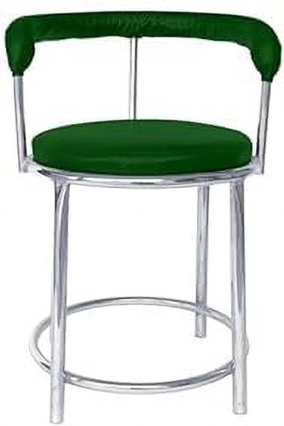 ACTIVA 173 Bar Stool with Cushion Seat For Cafe/Home| Chrome Steel Frame Dining Chair| Metal Bar Stool