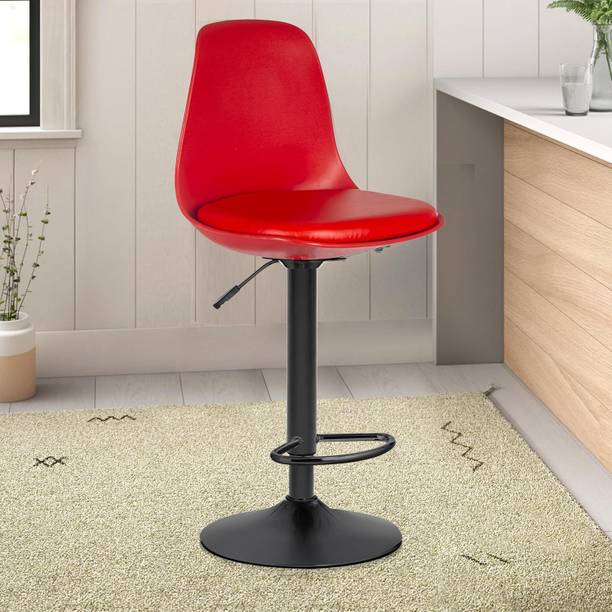 ASTRIDE Rapid High Bar Chair,Kitchen Stool,2 Years Warranty,Rust-Proof Heavy Duty Base Plastic Bar Stool