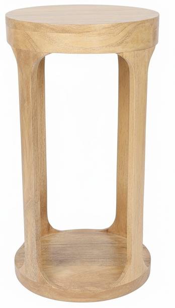 woodenhub Modern Side Stool Multipurpose End Table for Living Room, Bedroom Solid Wood Bar Stool