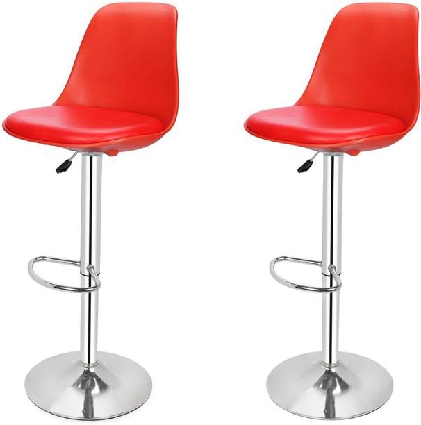RW REST WELL Rapid Bar Stool with Adjustable Height|Swivel Metal Stool Chair for Bar/Cafe| Metal Bar Stool