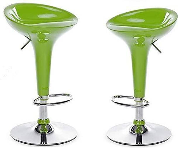 Furniture First 360 Degree Swivel Height Adjustable IMPORTED Bar Chair for Home/Kitchen Synthetic Fiber Bar Stool
