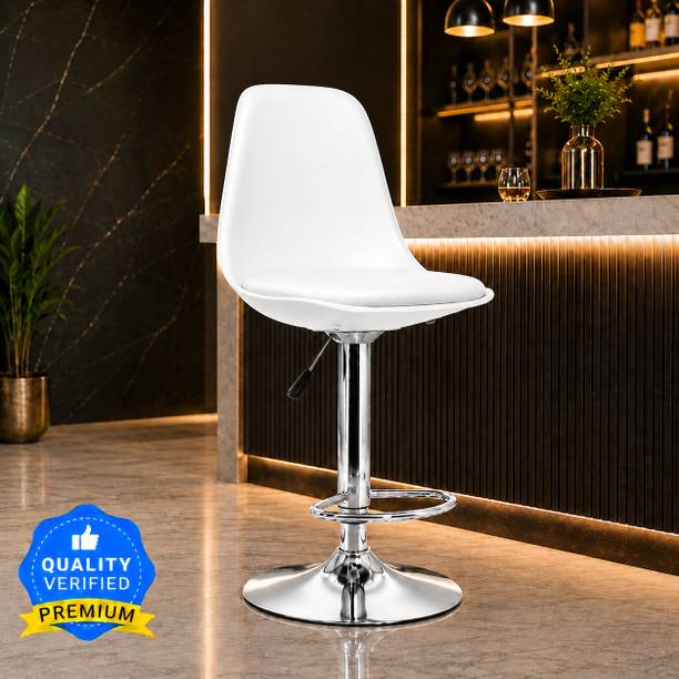 neo chair Adjutable Height, Revolving Bar Stool Chair for cafe, Restro, Home Bar Chair Plastic Bar Stool