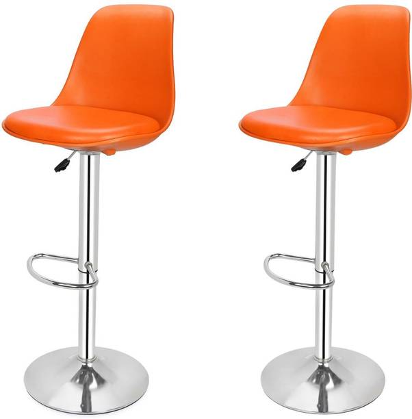 ACTIVA Rapid Bar Stool with Adjustable Height|Swivel Metal Stool Chair for Bar/Cafe| Metal Bar Stool