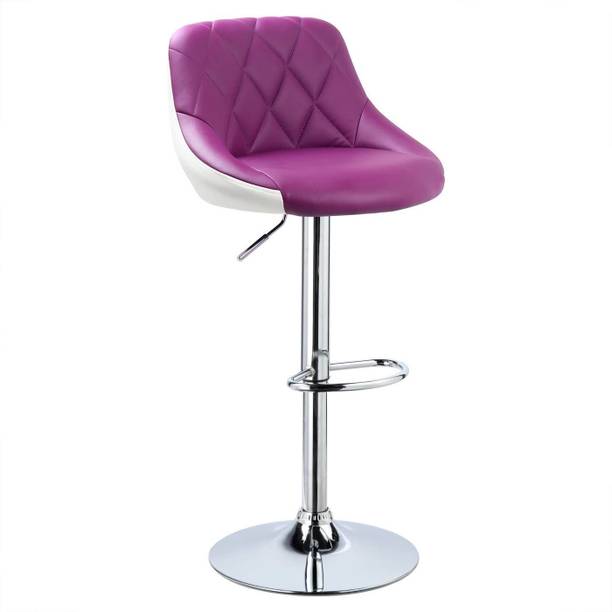 ओकक्राफ्ट Louver Bar Stool for Breakfast Dining Stool Kitchen Island Counter