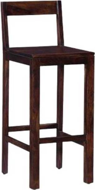 GenuineDecor Sheesham Wood Bar Chair Wooden Restaurant/Bar/Kitchen/Cafe/Counter Solid Wood Bar Chair