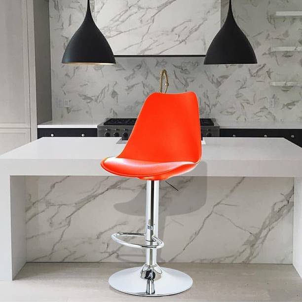 Pruthi Collections Revolving Height Adjutable Premium Bar Stool Chair (Pack of 1) Foam Bar Chair