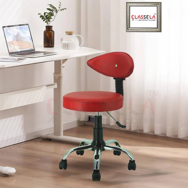 CLASSELA Ketto Parlour/client/Kids/shops/salon/bar chair for Small space & 1 year wrty Foam Bar Stool