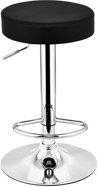 CRAFTSPEN Furniture Swivel High Round Stool, Adjustable 24.8" to 32.7" inches Height Metal Bar Stool