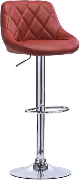 SEATFIT Louver Bar Stool for Kitchen Island, Breakfast Counter & Dining Solid Wood Bar Stool