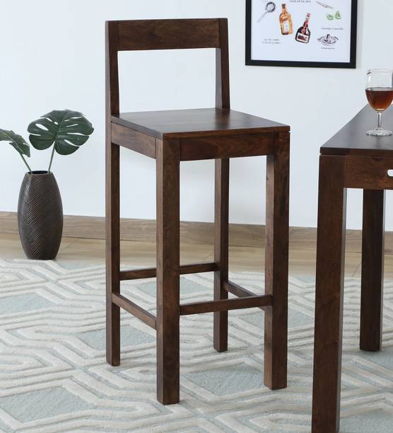 Woodsworth From Pepperfry Enkel Sheesham Wood Bar Chair and Bar Furniture Solid Wood Bar Chair