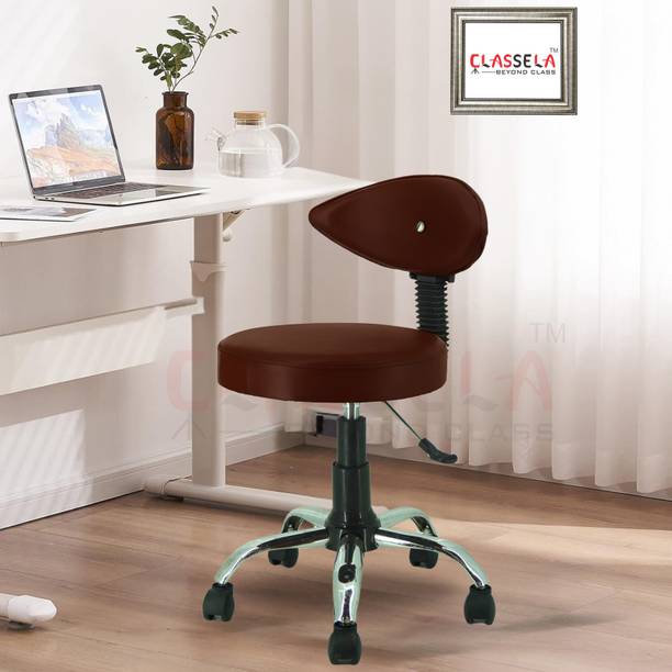 Classela Ketto Parlour/client/Kids/shops/salon/bar chair for Small space & 1 year wrty Foam Bar Stool
