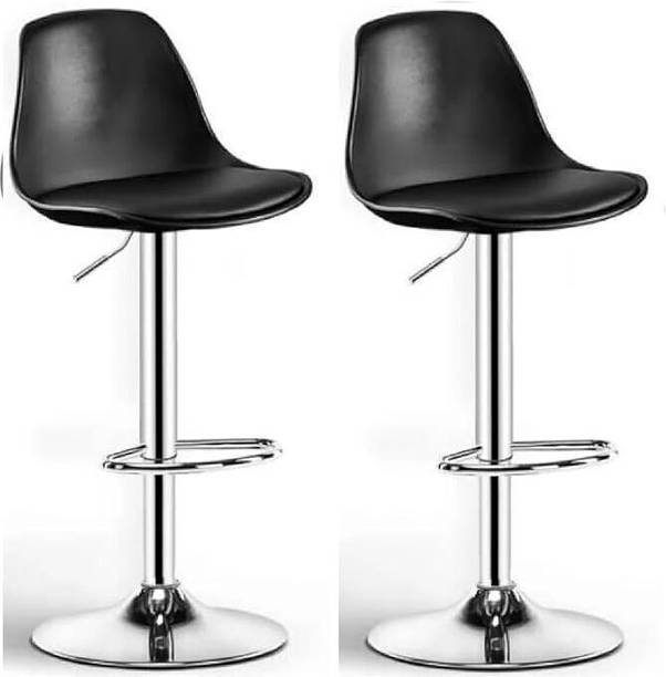 SEATFIT Adjutable Height, Revolving Bar Stool Chair for cafe, Restro, Home Metal Bar Stool