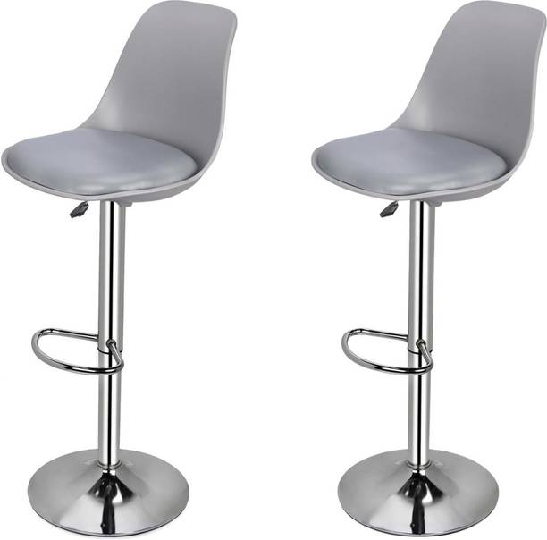 RW REST WELL Rapid Bar Stool with Adjustable Height|Swivel Metal Stool Chair for Bar/Cafe| Metal Bar Stool