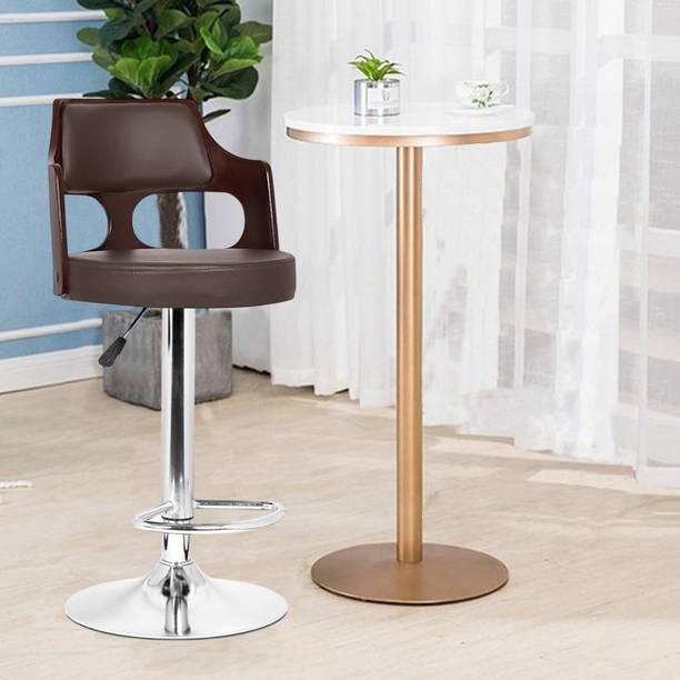 MAESTRO Classic Brown Revolving | Height Adjustable | Kitchen / Café / Stores | Leatherette Bar Stool