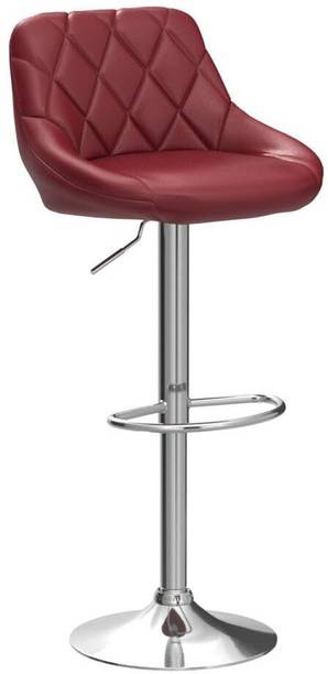 Chaiirtech Bar Stool & Chair | Upto 3 years of Warranty on the Product Leatherette Bar Stool