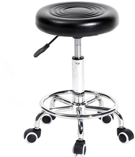CSS Doctor Stool Adjustable Height 16.5 to 20 inch Round/Moving/Adjustable Metal Bar Stool