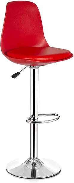 DPI Modern Height Adjustable & Revolving Kitchen Chair with Heavy Duty Chrome Base Metal Bar Stool
