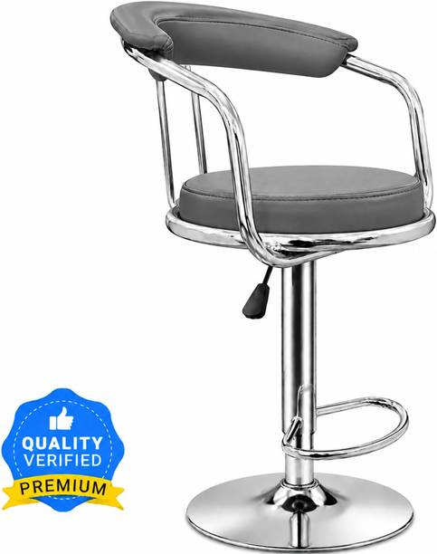 neo chair Classic Grey Revolving | Kitchen | Café | Stores | Leatherette Metal Bar Stool