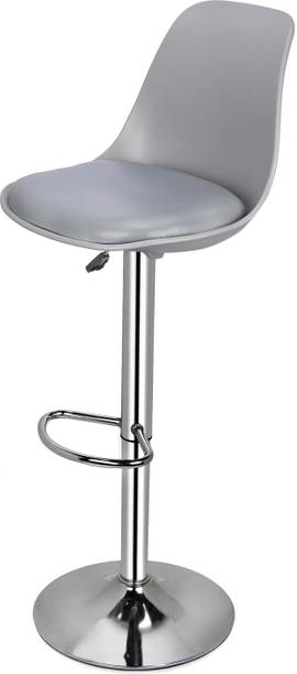 DPI Modern Height Adjustable & Revolving Kitchen Chair with Heavy Duty Chrome Base Metal Bar Stool