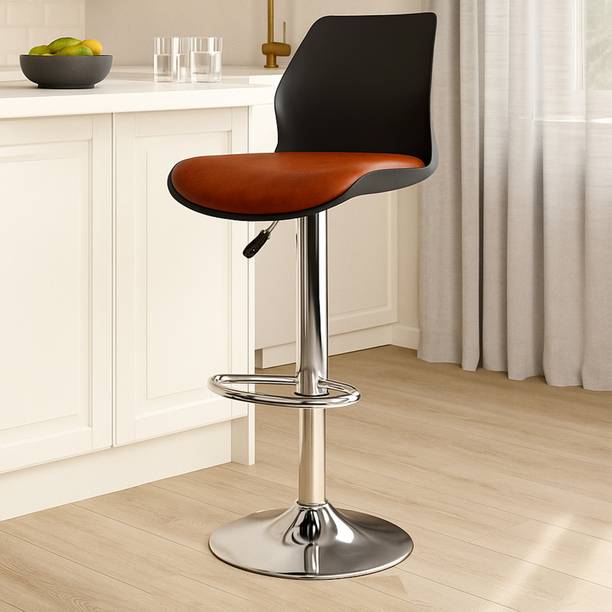 नित्यम Adjustable Height Bar Stool For Kitchen|Bar Café|Reception|Counter मेटल बार स्टूल