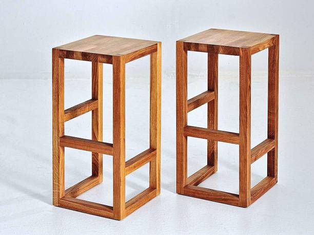 GenuineDecor Kitchen Counter Stool Solid Wood Bar Stool