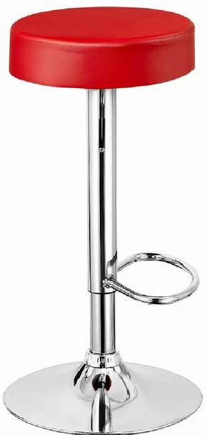 CRAFTSPEN Furniture Swivel High Round Stool, Adjustable 24.8" to 32.7" inches Height Metal Bar Stool