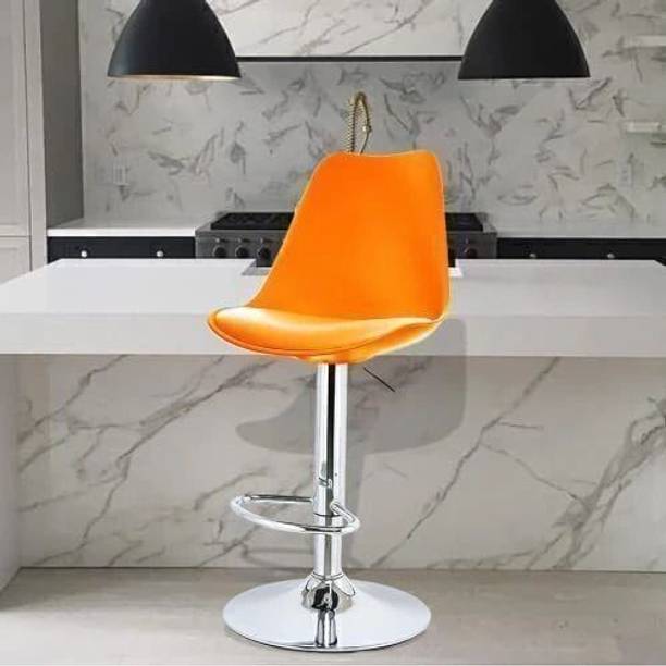 Pruthi Collections Revolving Height Adjutable Premium Bar Stool Chair (Pack of 1) Foam Bar Chair