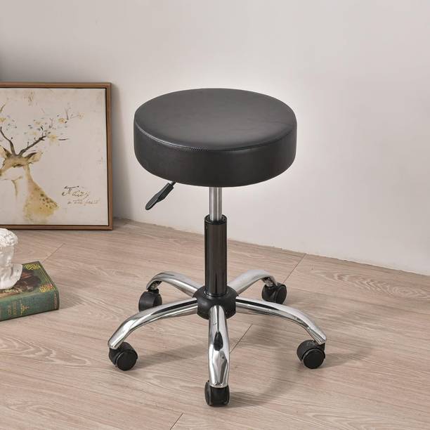 MAESTRO Height Adjustable Doctor Stool with Cushioned Seat Leather Bar Chair