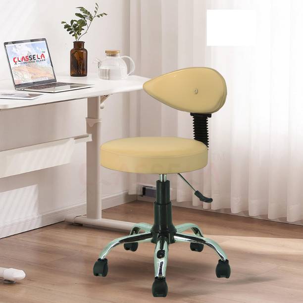 CLASSELA Ketto Parlour/client/Kids/shops/salon/bar chair for Small space & 1 year wrty Foam Bar Stool