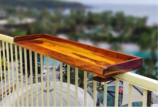 shiv art Solid Wood Bar Trolley