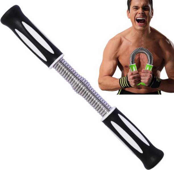 BoldFire 60KG Power Twister Bar - Upper Body Exercise for Chest, Shoulder, Forearm, Bicep Hand Grip/Fitness Grip