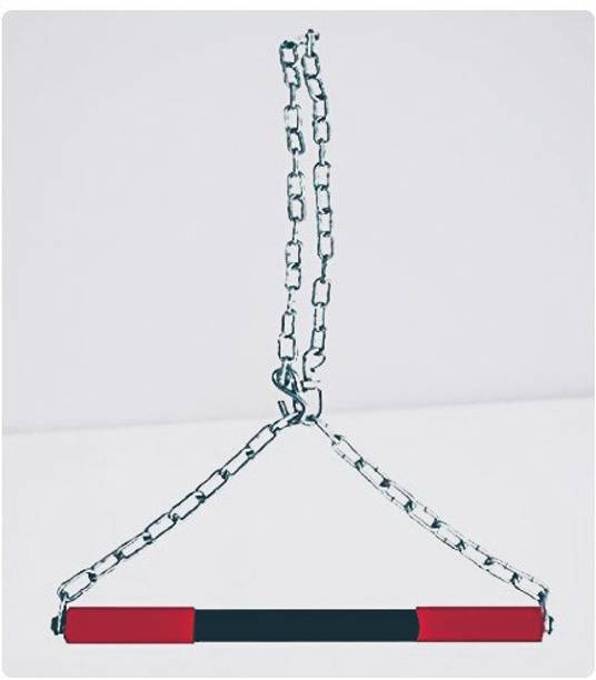 HOC Steel Height Increase Chin Up Bar for Chin Ups_Hanging Rod With Chain (Home/Gym) Chin-up Bar
