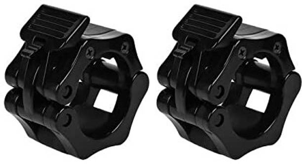 Dinetic 2Pcs 50mm Barbell Locks for Gym Rod Collars, Quick Release and Fix Barbell Lock. Multi-training Bar