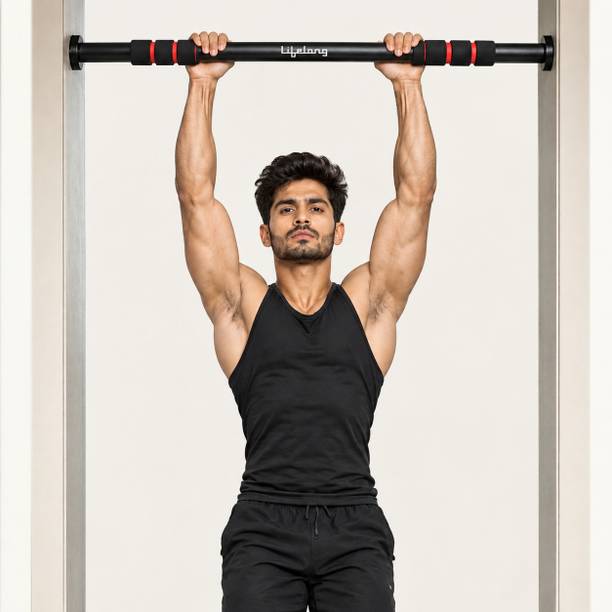 Lifelong Adjustable Pull-Up Bar For Home Gym | Best For Kids, Men & Women | Non-Slip Pull-up Bar - Buy Lifelong Adjustable Pull-Up Bar For Home Gym | 