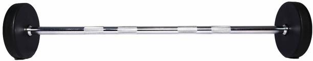 YMD 10 Kg Straight Weight Bar with Fixed Weight Heads Weight Lifting Gym Rod Weight Lifting Bar