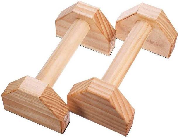 BHGNVOSH Wooden Push-Up & Handstand Bars – Double Rod, Heavy Duty Push-up Bar