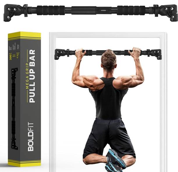 BOLDFIT Pull Up Bar For Home Wall Chin Up Bar For Home Workout Door Pullups Rod Stand Pull-up Bar
