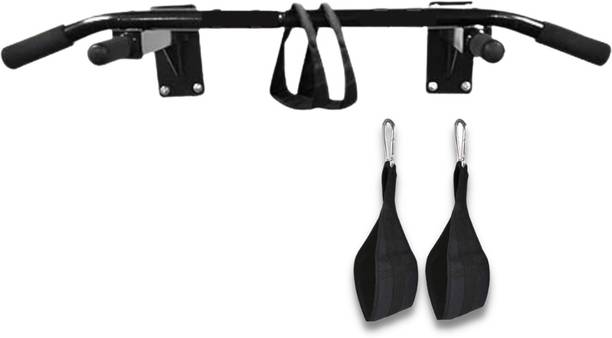 FIRE FITNESS Wall Mounting Chin Up Bar with ab strap fo...