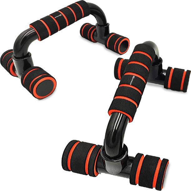 Strauss Moto Push Up Bar | Push Up Stand | Push Ups Equipment for Chest Press Push-up Bar