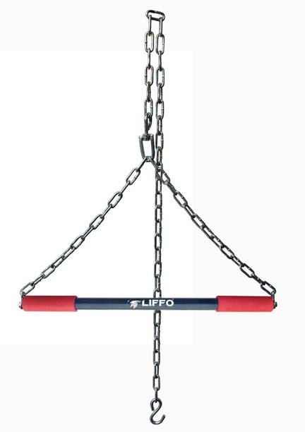 Liffo Height Increase Steel Pull Up Bar Hanging Rod Home/Gym Use for Kids Adults (5FT) Pull-up Bar
