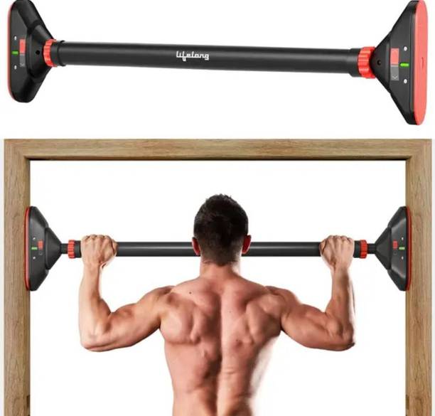 Lifelong Pull Up Bar for Home -Adjustable Rod 72cm to 100cm width - wall mounted Pull-up Bar