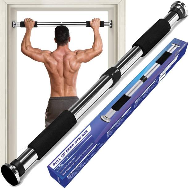 Strauss Adjustable Door Chin Up Bar | Pullup Rod | Gym Bar Pull-up Bar