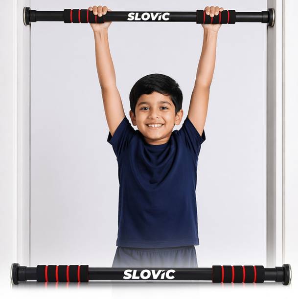 SLOVIC Home Workout Non-Slip Carbon Steel Bar (Load Capacity: 100 Kg) Pull-up Bar